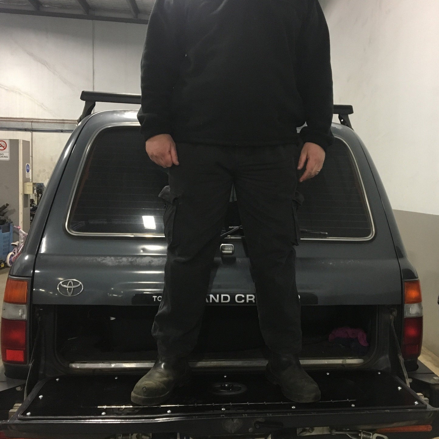 Tailgate Storage to suit 80 Series Toyota Landcruiser
