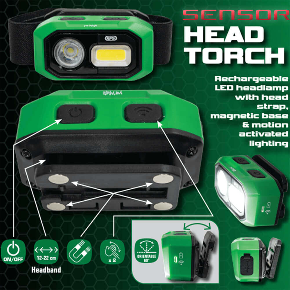 EFS Ya’Mate Sensor Head Torch | EFS-YA-HTS