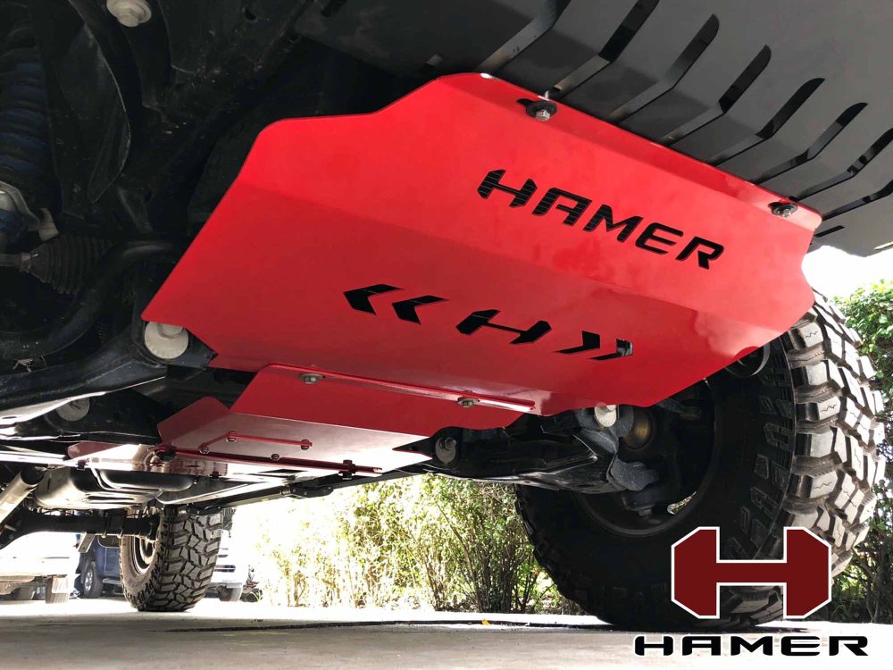 3 Piece Underbody Protection Plates for Isuzu MUX (2016–2020)