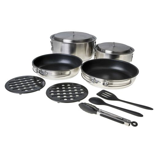 Snatch 12 Piece Camp Cookware Set