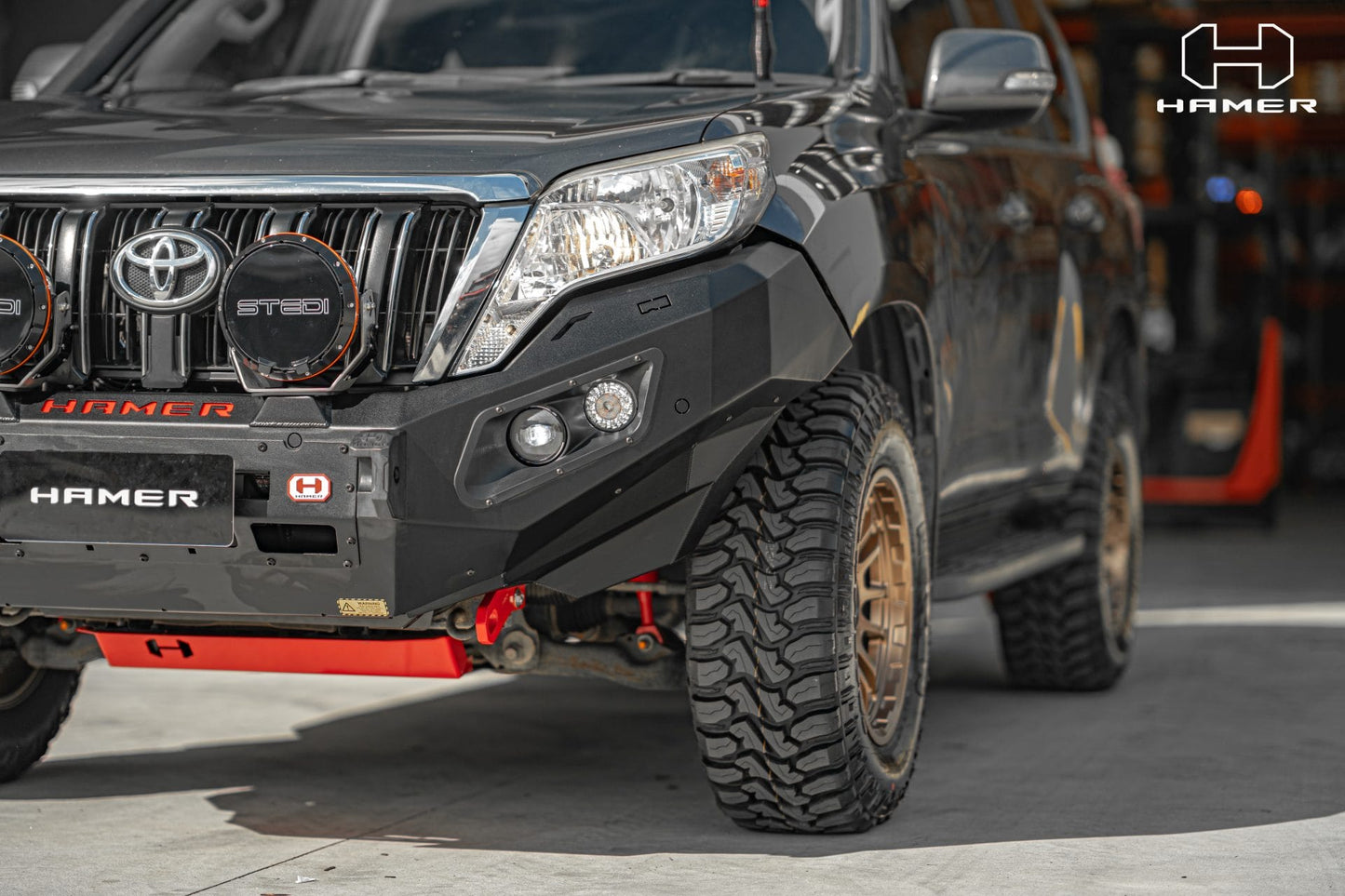 King series bull bar for Toyota Landcruiser Prado 150 Series (2013 – 2017)
