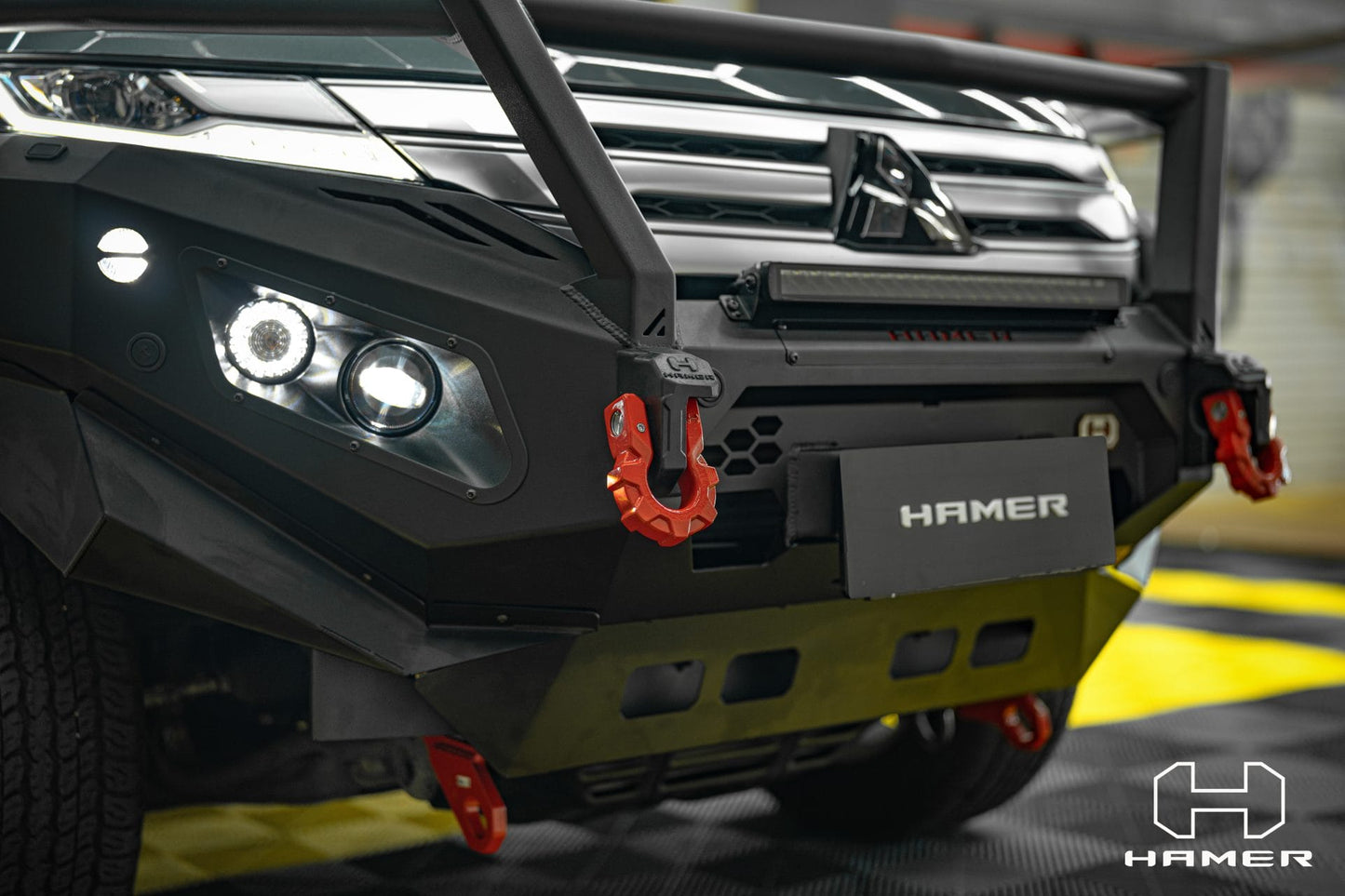 King series Plus bull bar for Mitsubishi Pajero Sport QG ( 2024 – Present )