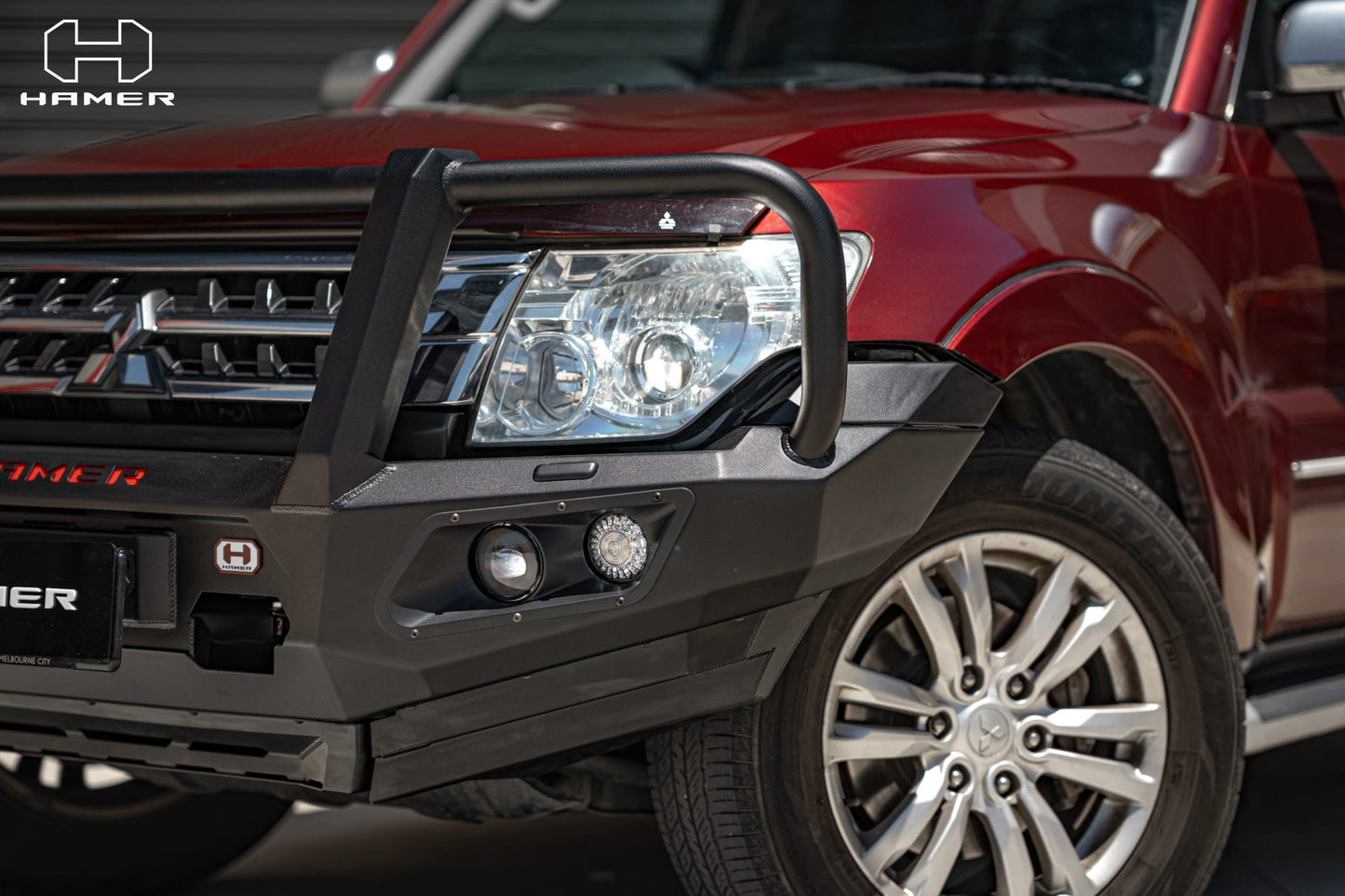 King series Plus bull bar for Mitsubishi Pajero (2006 – 2021)