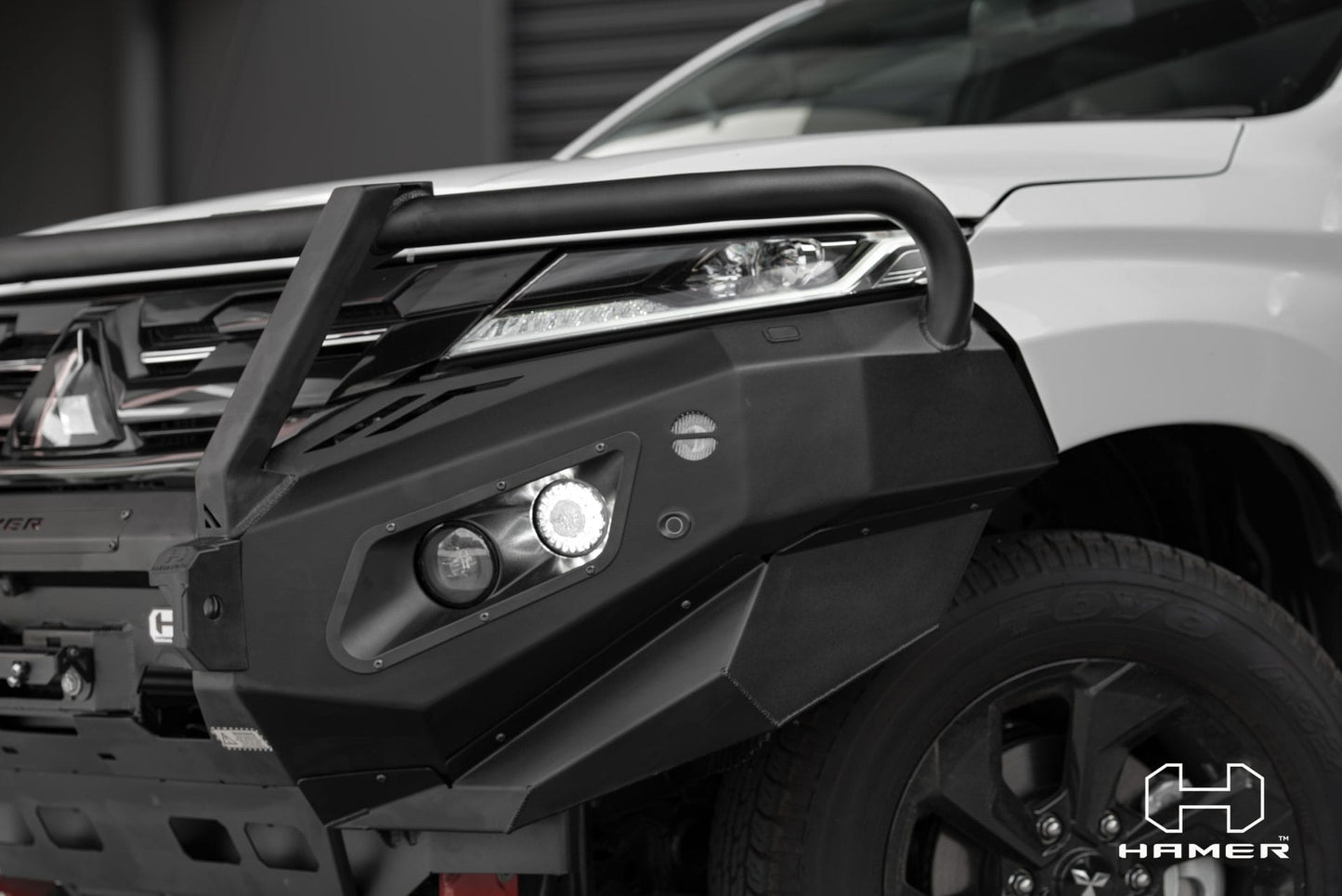 King series Plus bull bar for Mitsubishi Pajero Sport QG ( 2024 – Present )