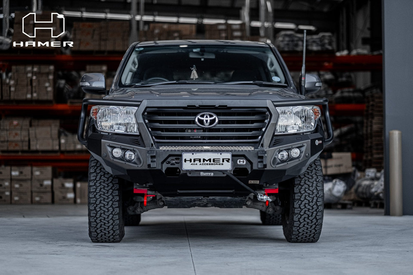 King series Plus bull bar for Toyota Landcruiser 200 Series (2008 – 2015)