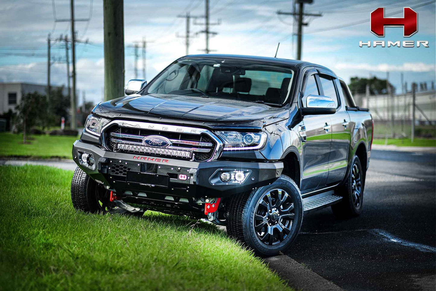 King series bull bar for Ford Ranger PX2, PX3 (2015 – 2022)
