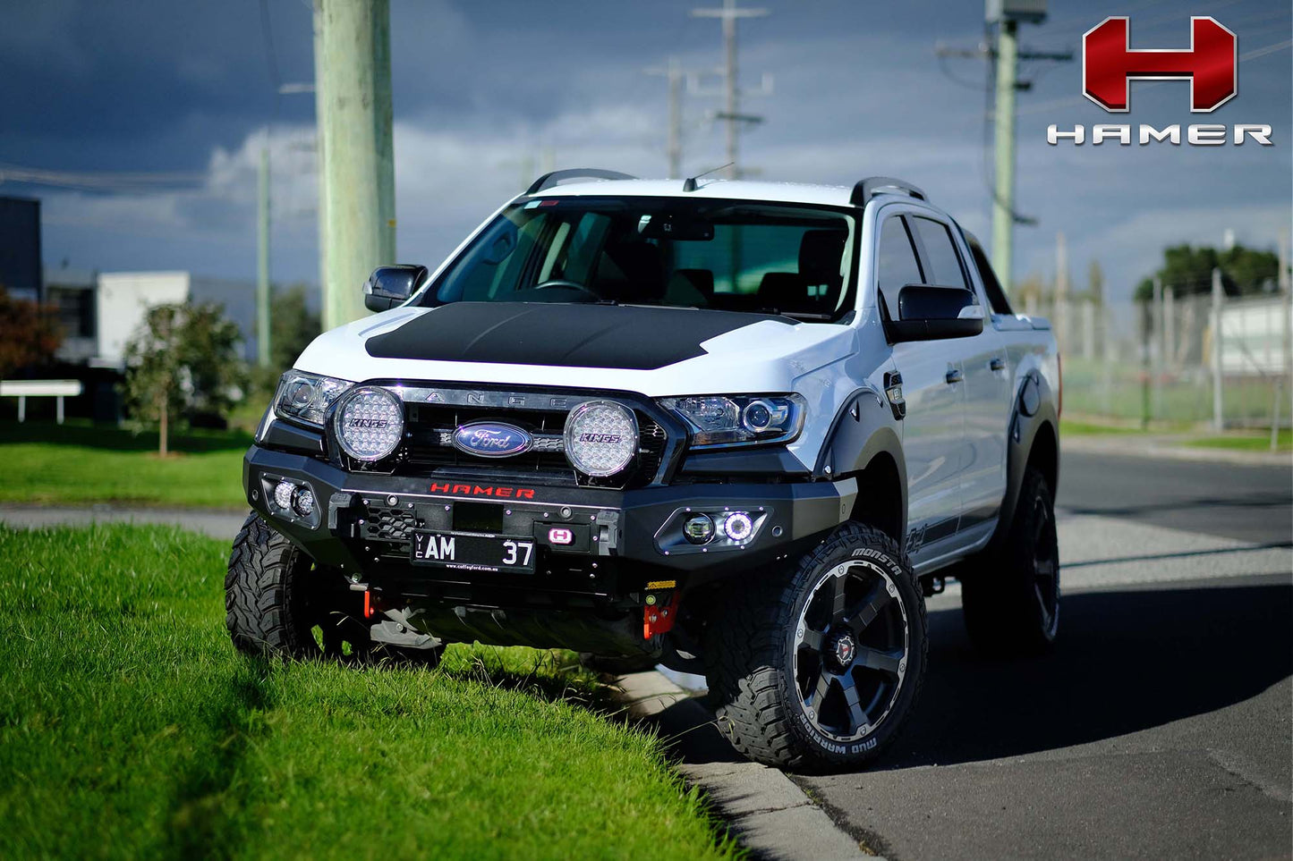 King series bull bar for Ford Ranger PX2, PX3 (2015 – 2022)