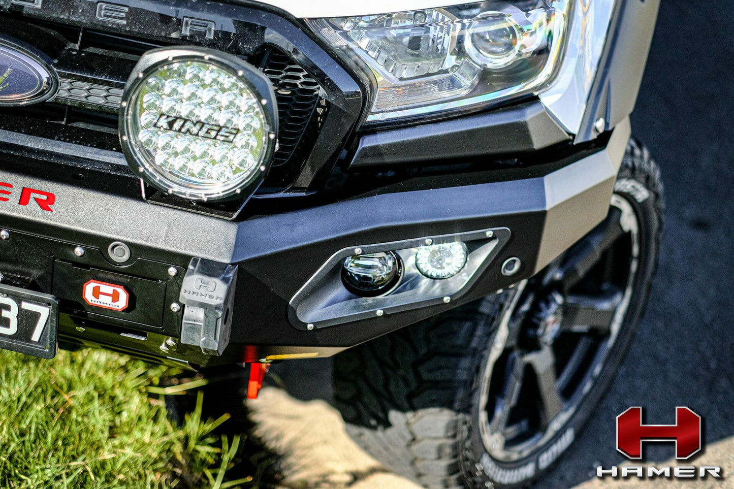 King series bull bar for Ford Ranger PX2, PX3 (2015 – 2022)