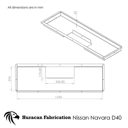 Tailgate Storage to suit D40 Navara