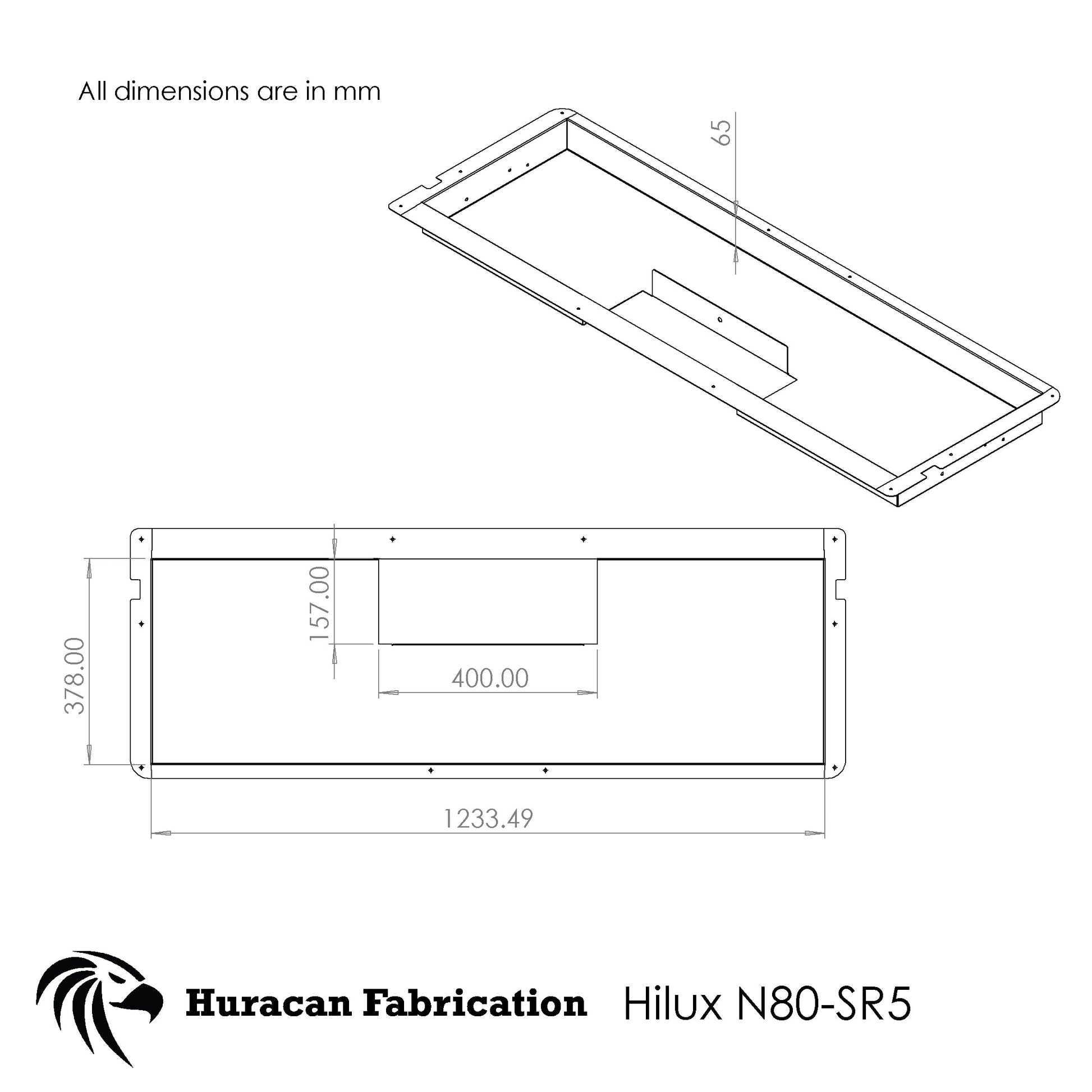Tailgate Storage to suit Toyota Hilux