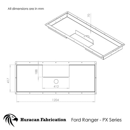 Tailgate Storage to suit PX Ford Ranger (2011-2022)