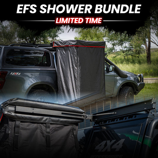 EFS Shower Awning & Swing Bracket Bundle | EAWN-SH-SB-BUNDLE