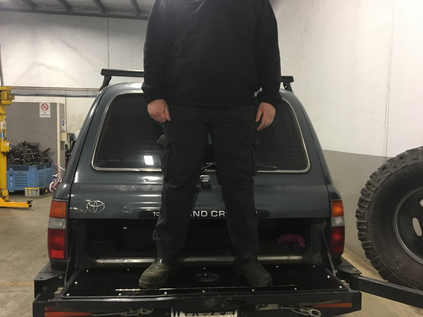 Tailgate Storage to suit 60 Series Toyota Landcruiser