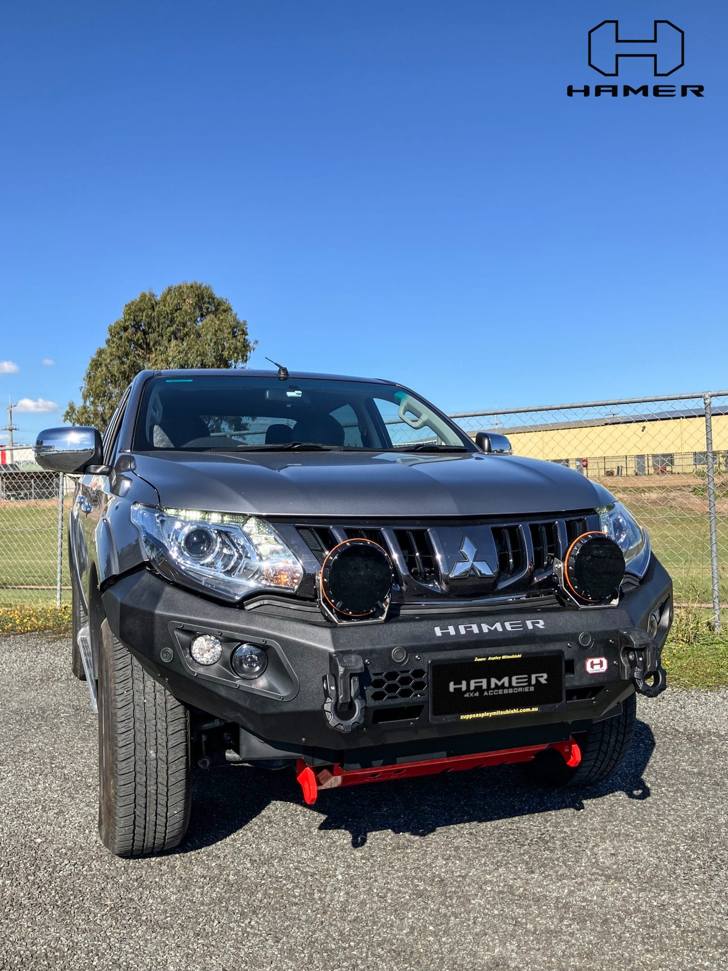 King Series Bull Bar for Mitsubishi Triton MQ (2015–2018)
