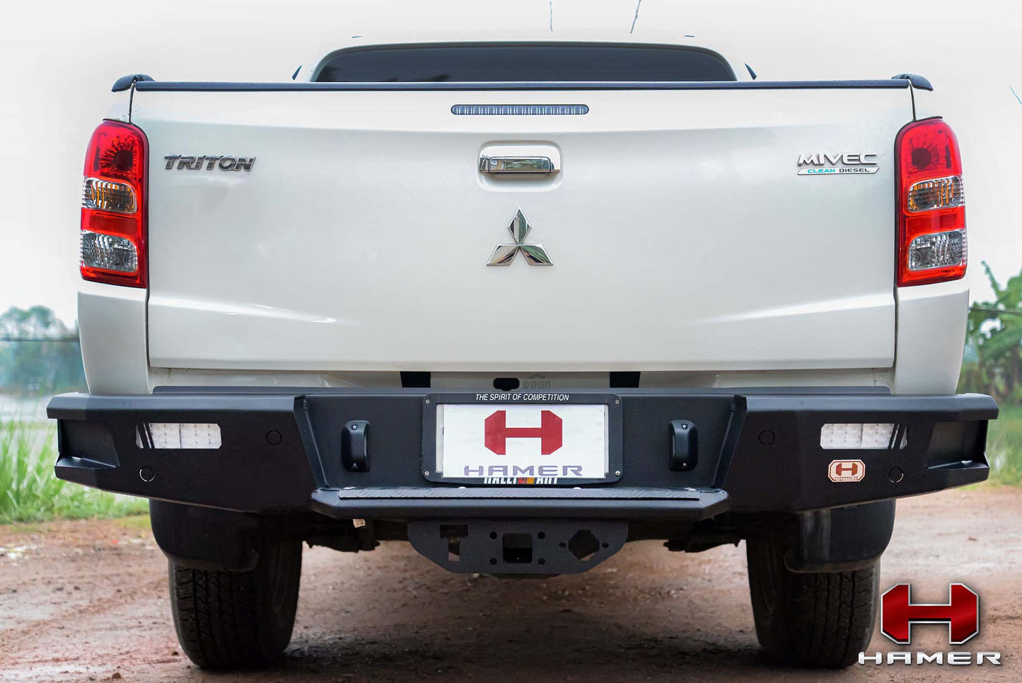 M-Series Rear Bar for Mitsubishi Triton MQ (2015–2018)