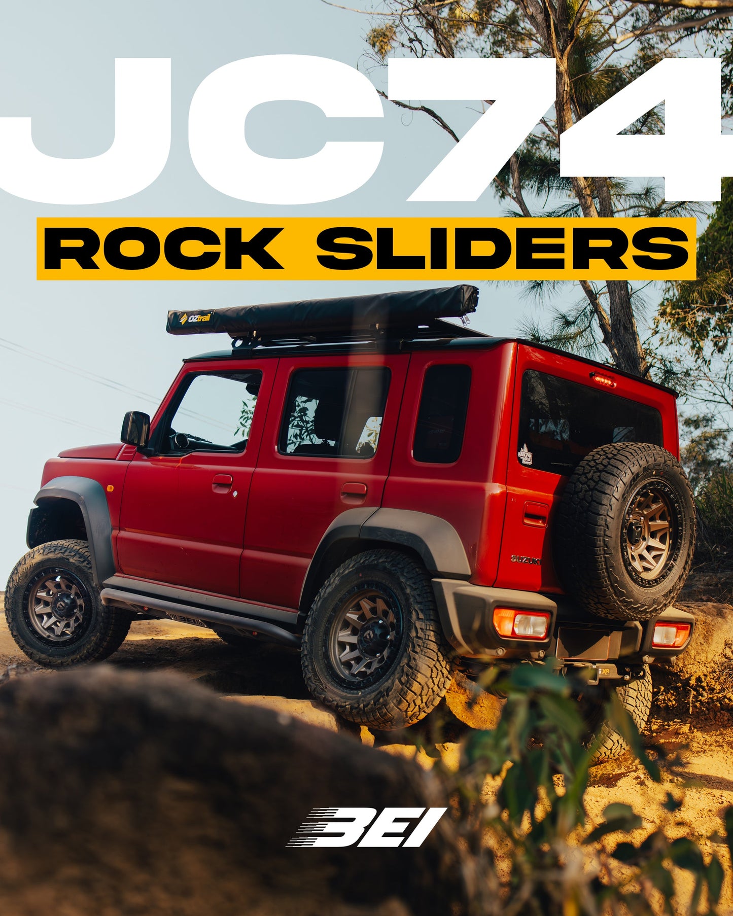 Suzuki JC74 5 Door Jimny Rock Sliders