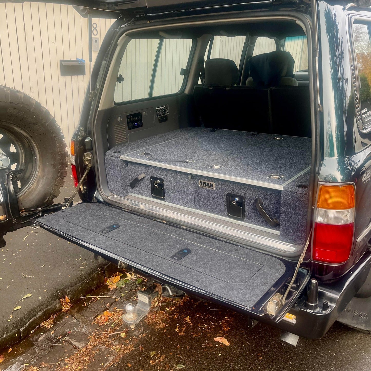 Tailgate Storage to suit 80 Series Toyota Landcruiser