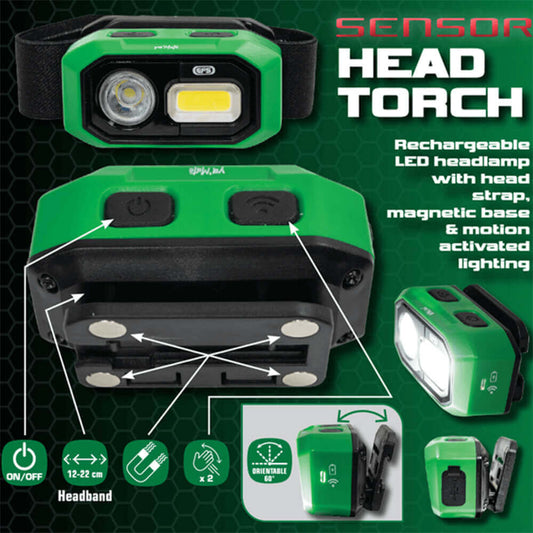 EFS Ya’Mate Sensor Head Torch | EFS-YA-HTS