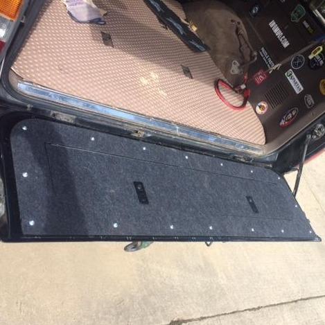 Tailgate Storage to suit 80 Series Toyota Landcruiser